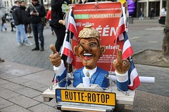 Volksprotest van de SP in Amsterdam