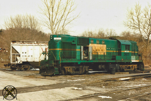 199602wwvagore5 ww winchester western va gore alco rs11 3611 train railroad railfan railway scanned photograph