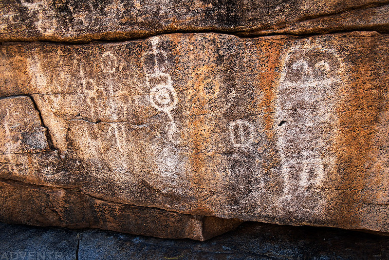 Honey Bee Canyon Petroglyphs Detail