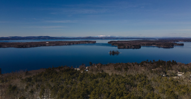Mount Washington , NH  Across Sebago Lake From St Joseph College