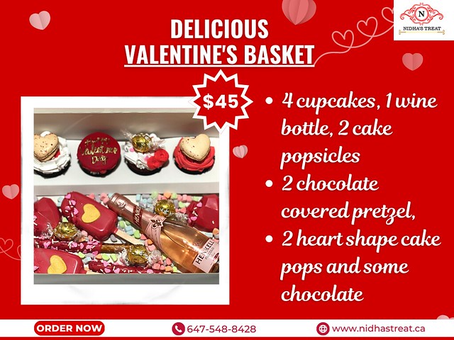 A Special Valentine's Day Basket For Couple | Nidha's Treat