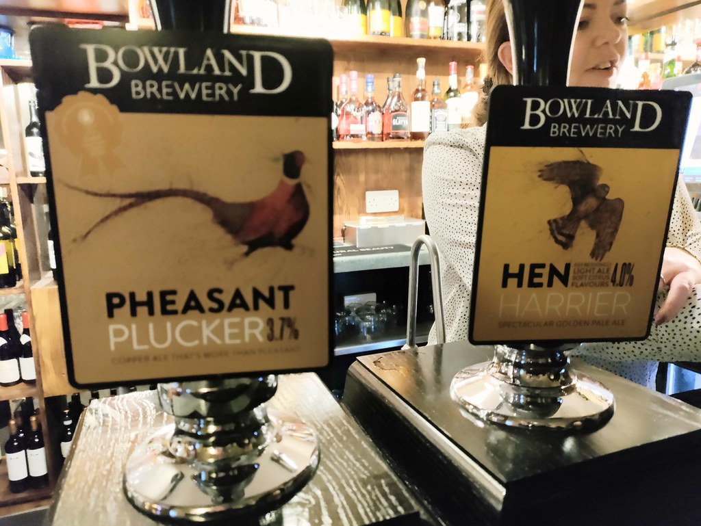 Bowland Brewery ales at the Assheton Arms, Downham