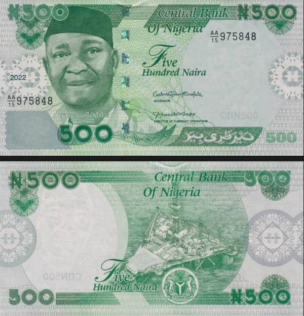 Nigeria new 500-naira note-2022