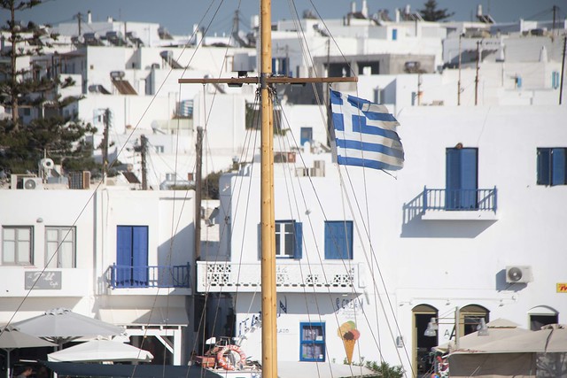 White and blue Greece