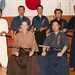 Sentados delante, 20 soke Onoe Masamitsu y 21 soke Sekiguchi Komei