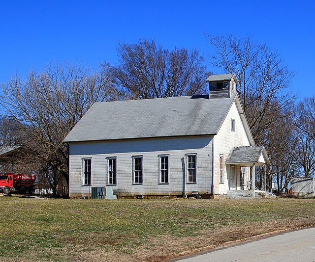 Old Schoolhouse -  Hindsville, Arkansas (Madison County)