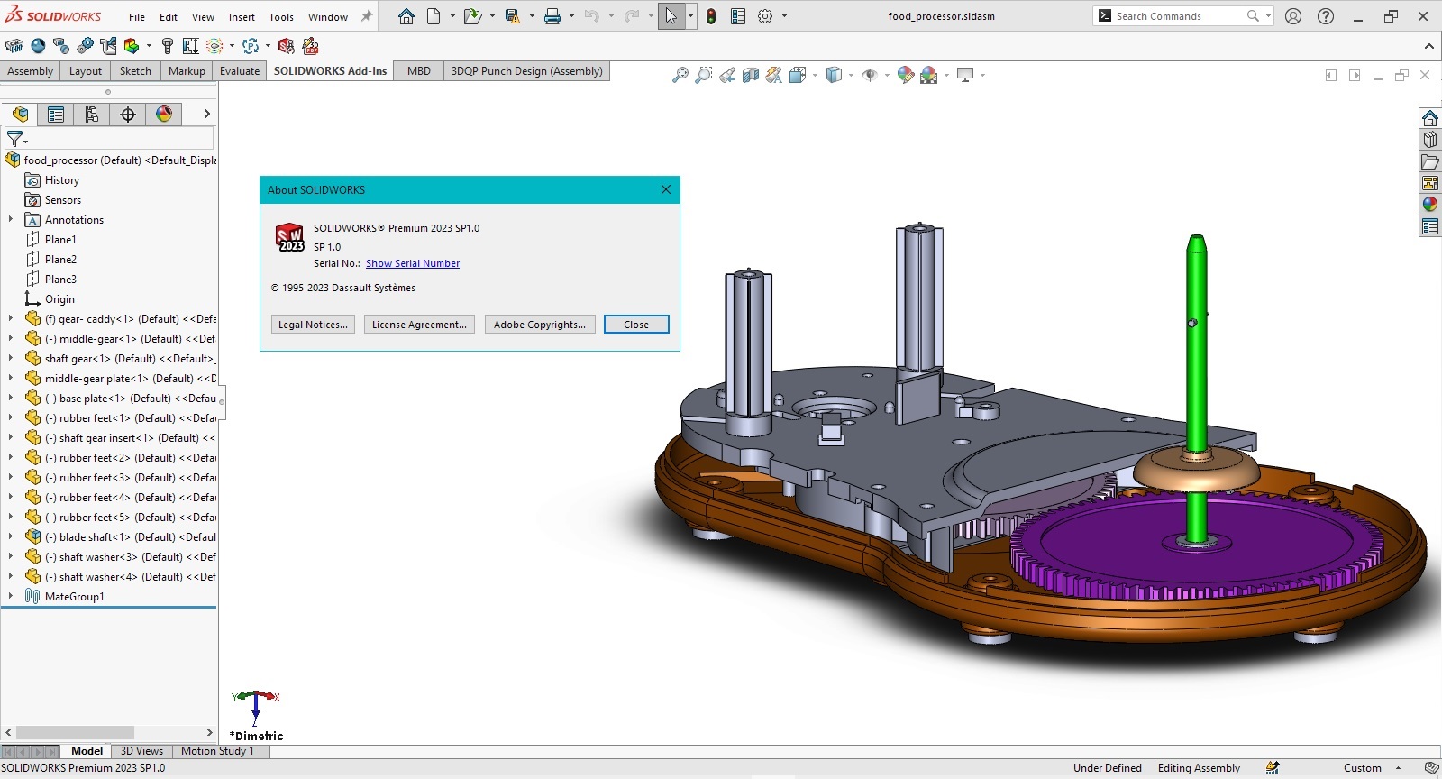 Working with SolidWorks 2023 SP1.0 full license