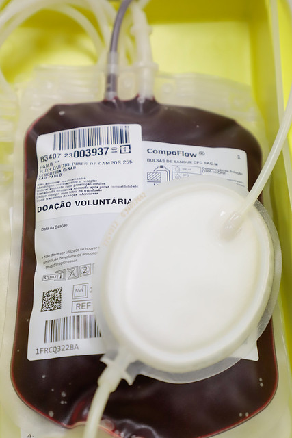Campanha de doação de sangue na Fundação Pró-Sangue do Hemocentro de São Paulo