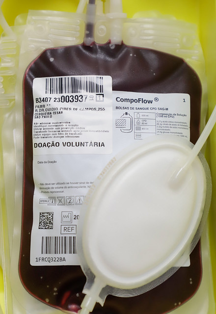 Campanha de doação de sangue na Fundação Pró-Sangue do Hemocentro de São Paulo