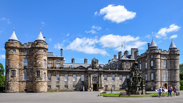 Le Palace of Holyroodhouse à Édimbourg en Écosse!
