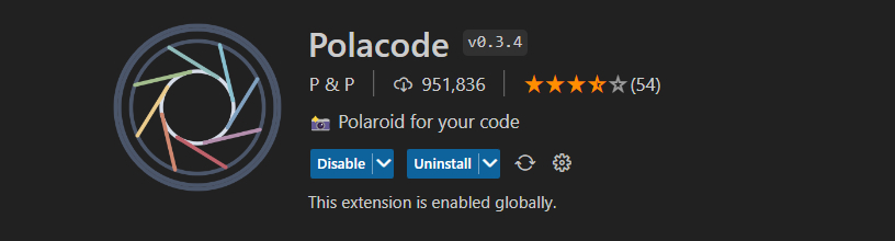 Featured image of post 【Polacode】一款好用的 VSCode 截圖套件推薦