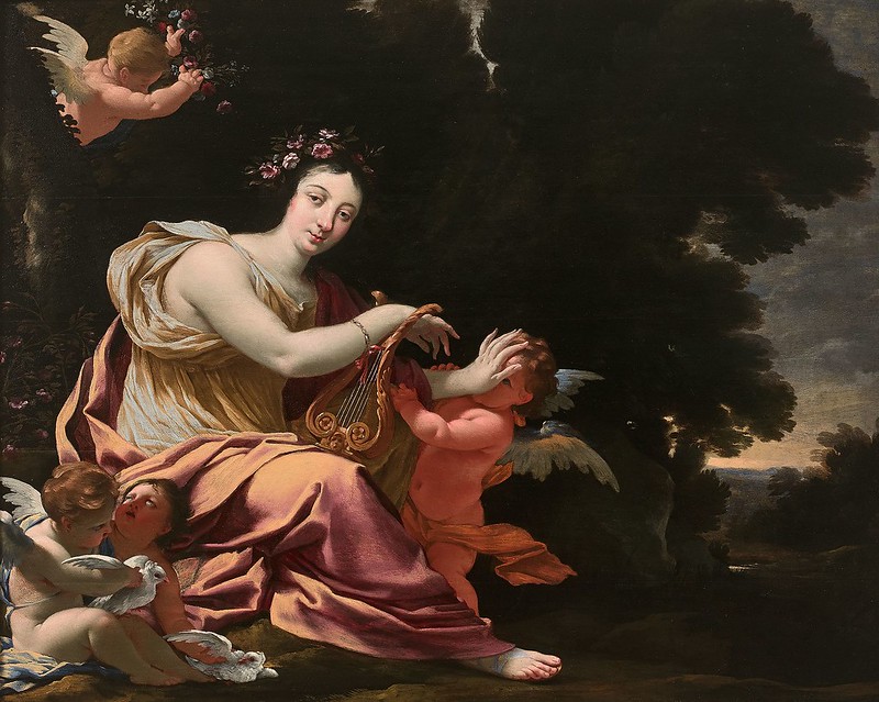 Michel Dorigny (1617-1665) - Erato, muse de la Poésie lyrique