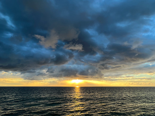 Flickr Friday - #birth by Cocoabiscuit, Of a storm and a sunset, the western coast of Puerto Rico at Rincon as several storm fronts clash an