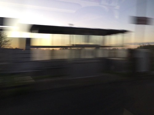 Sunrise sequence from a train window 18 by Street.Watcher, <b>View from a train window - from a sunrise sequence taken on my morning train from Lincoln to Lond