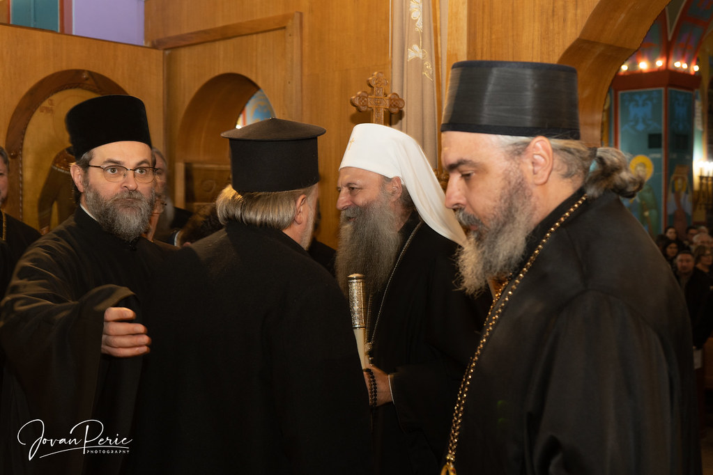 Patriarch Porfirije at St. George Church, Indiana