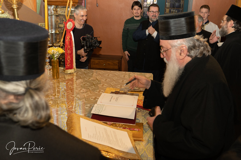 Patriarch Porfirije at St. George Church, Indiana