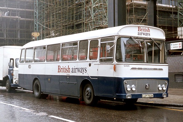 British Airways . London . C005 LLP732K . Near Euston Station , London  . Tuesday 09th-August-1977 .