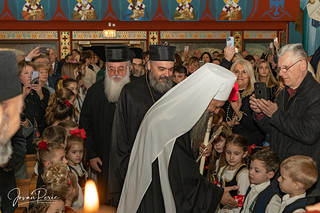 Patriarch Porfirije at St. George Church, Indiana