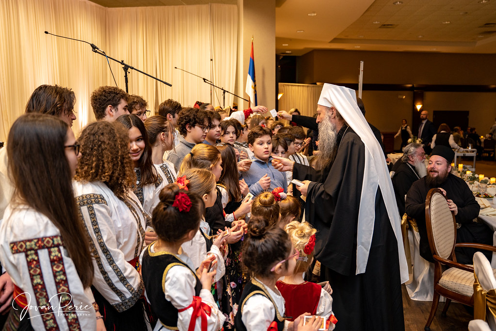 Patriarch Porfirije at St. George Church, Indiana