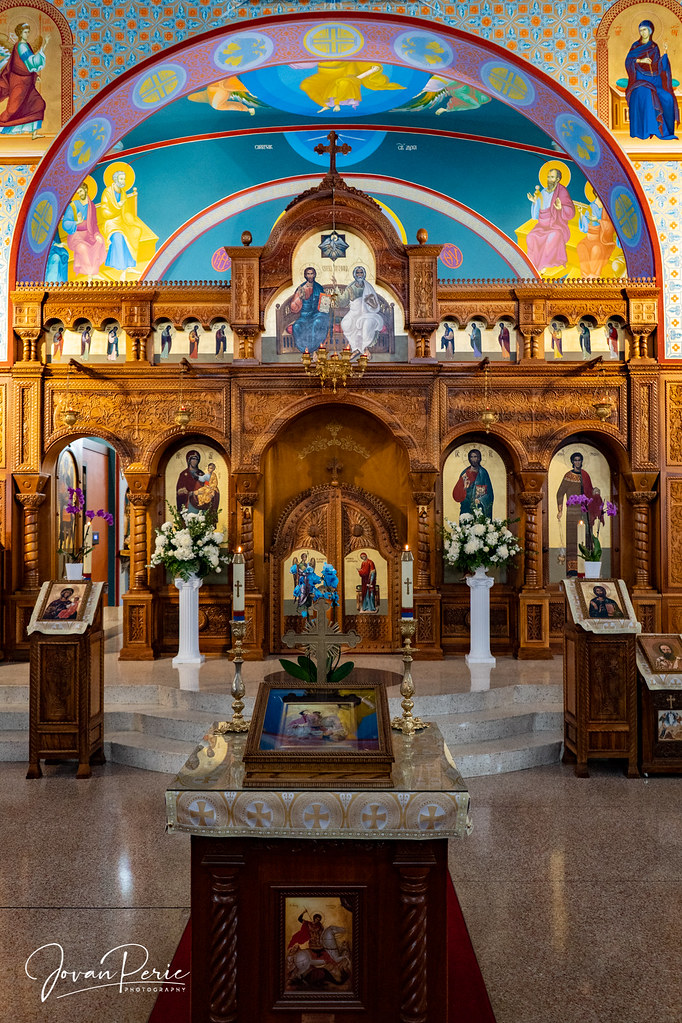 Patriarch Porfirije at St. George Church, Indiana