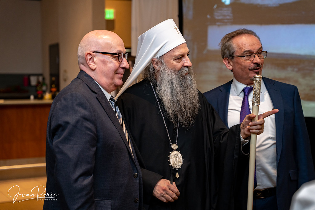 Patriarch Porfirije at St. George Church, Indiana