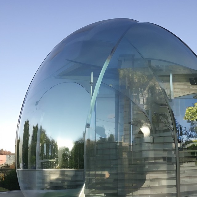 photo of bubbleshaped building ...