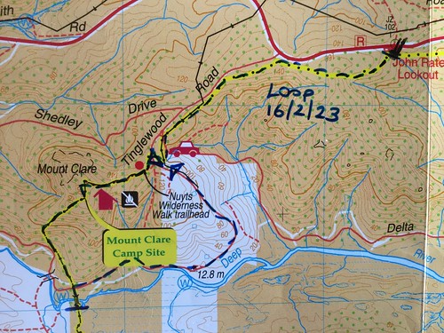 Track Map - Mt Clare/Deep River Loop, Nuyts Wilderness - South Coast, Western Australia