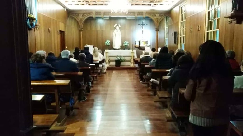 España - Pontevedra - 97º aniversario de la aparición del Niño Jesús a sor Lucia de Fátima