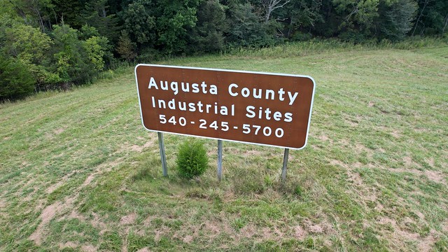 Augusta County Industrial Sites sign [01]