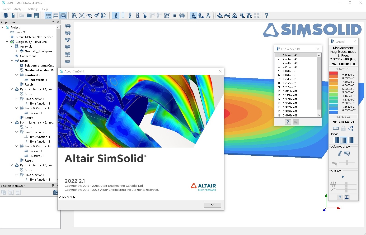 Working with Altair SimSolid 2022.2.1 full license