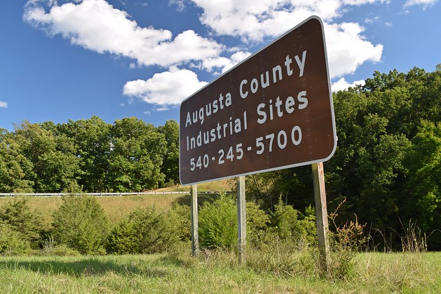Augusta County Industrial Sites sign [03]