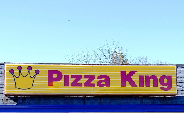 IN, Anderson-Madison Ave. Pizza King Sign