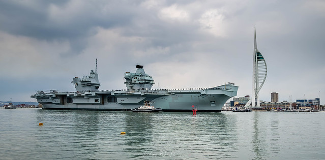 HMS Queen Elizabeth - Inaugural deployment **View large**
