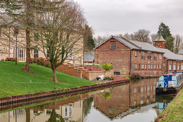 The old Ironworks in Marsworth, now luxury housing ...
