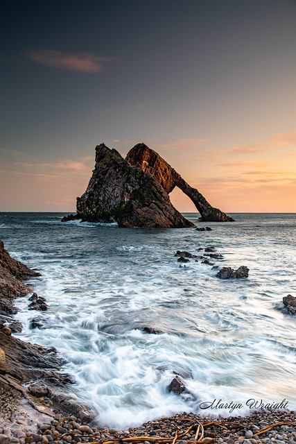 Bow Fiddle Rock, Portknockie, North East Scotland coast.
