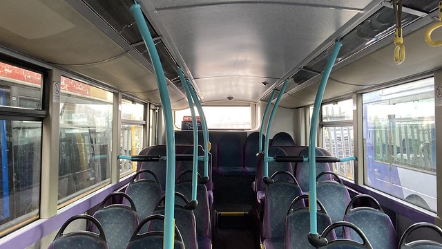This is the inside of Ex First Leeds 32473