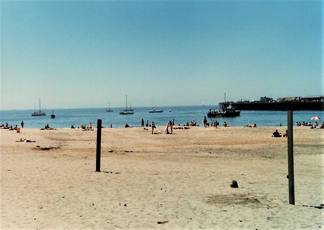 scanned film: events '78 thru '88; santa cruz trip, beach time 1984