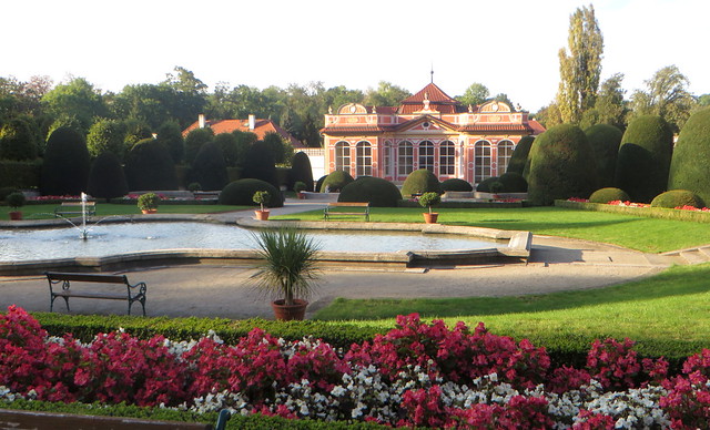 Jardins du Palais Cernin, Hradschin, Prague, République tchèque.