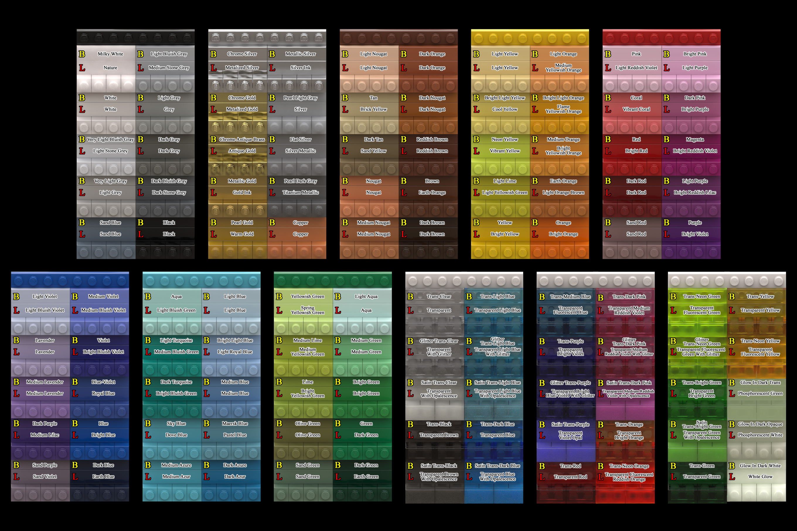 Color Palette Cards 