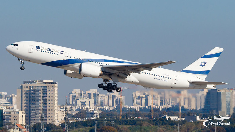 TLV - El Al Boeing 777-200 4X-ECD