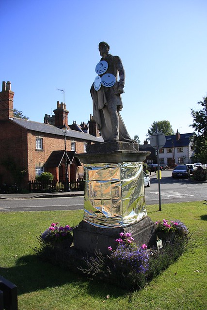 The Right Hon Lord John Douglas Montagu Douglas Scott Statue, Dunchurch, Warwickshire
