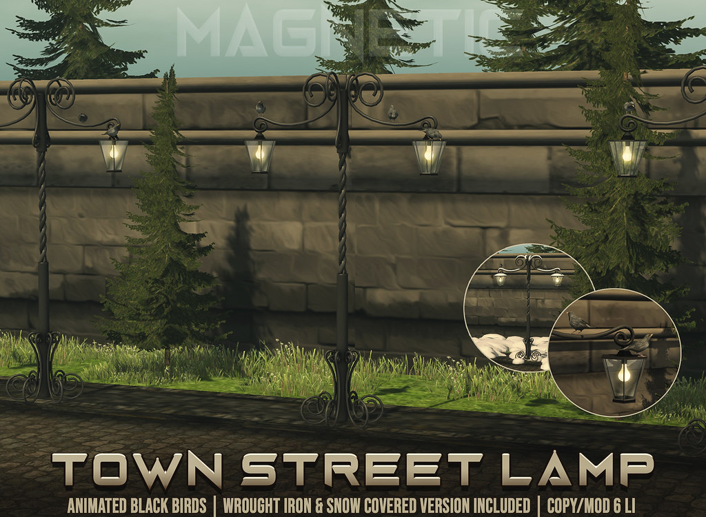 Magnetic - Town Street Lamp