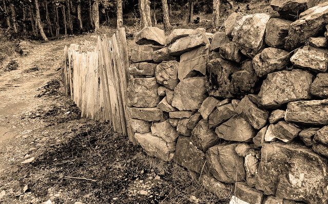 If only an old rock wall could talk and tell stories....