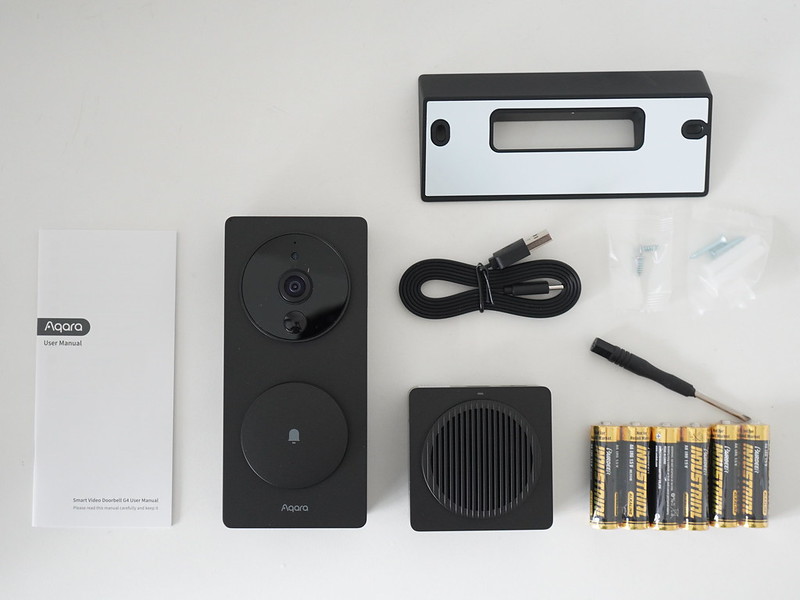 Aqara Smart Video Doorbell G4 - Box Contents