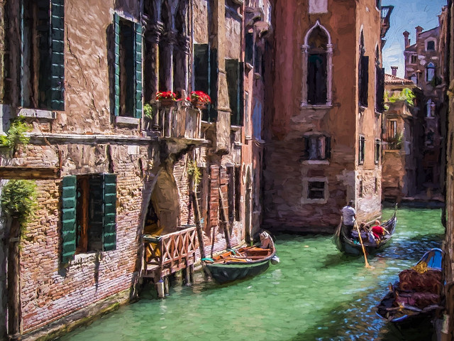 Venice with Topaz Impression treatment