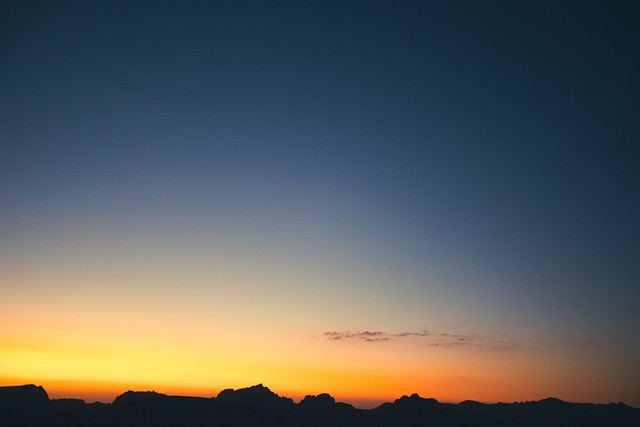 Petra Sunset Landscape