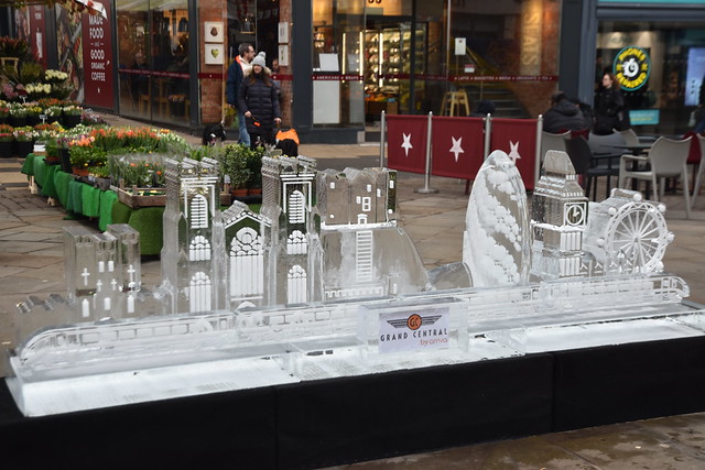 York and London Skylines in Ice
