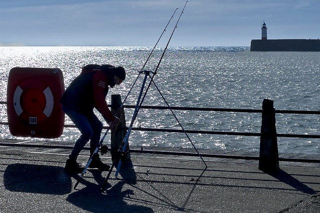 Ready to fish, Newhaven harbour