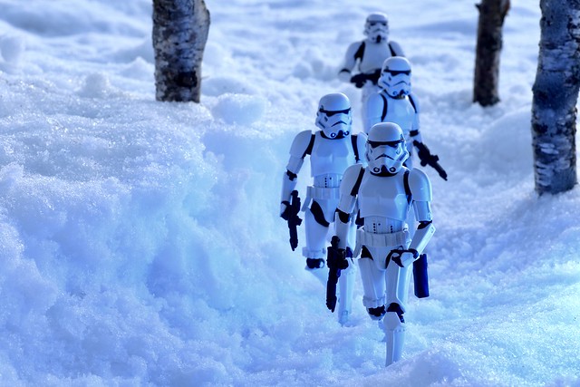 'S' is for Stormtroopers in the snow