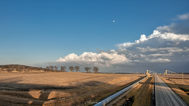 Rural Landscape Under A Threatening Sky, Elkhart, Illinois